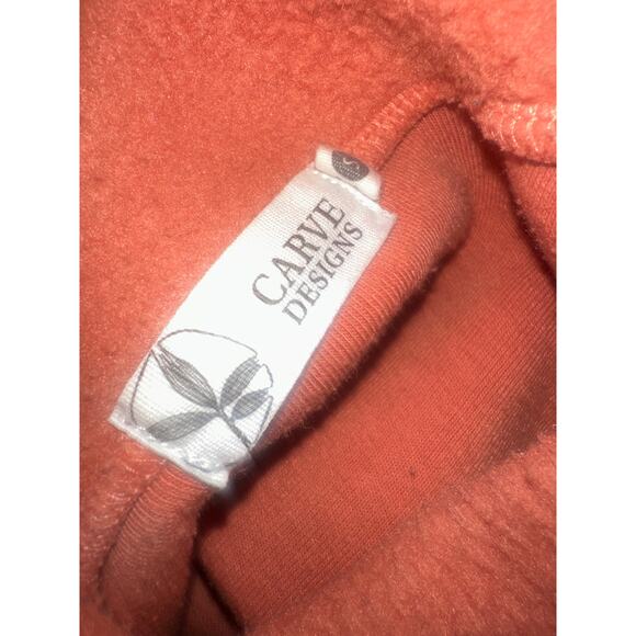 Women S Carve Designs Rowayton Color Block Cowl Pullover Fleece Sweatshirt Top - Picture 6 of 6